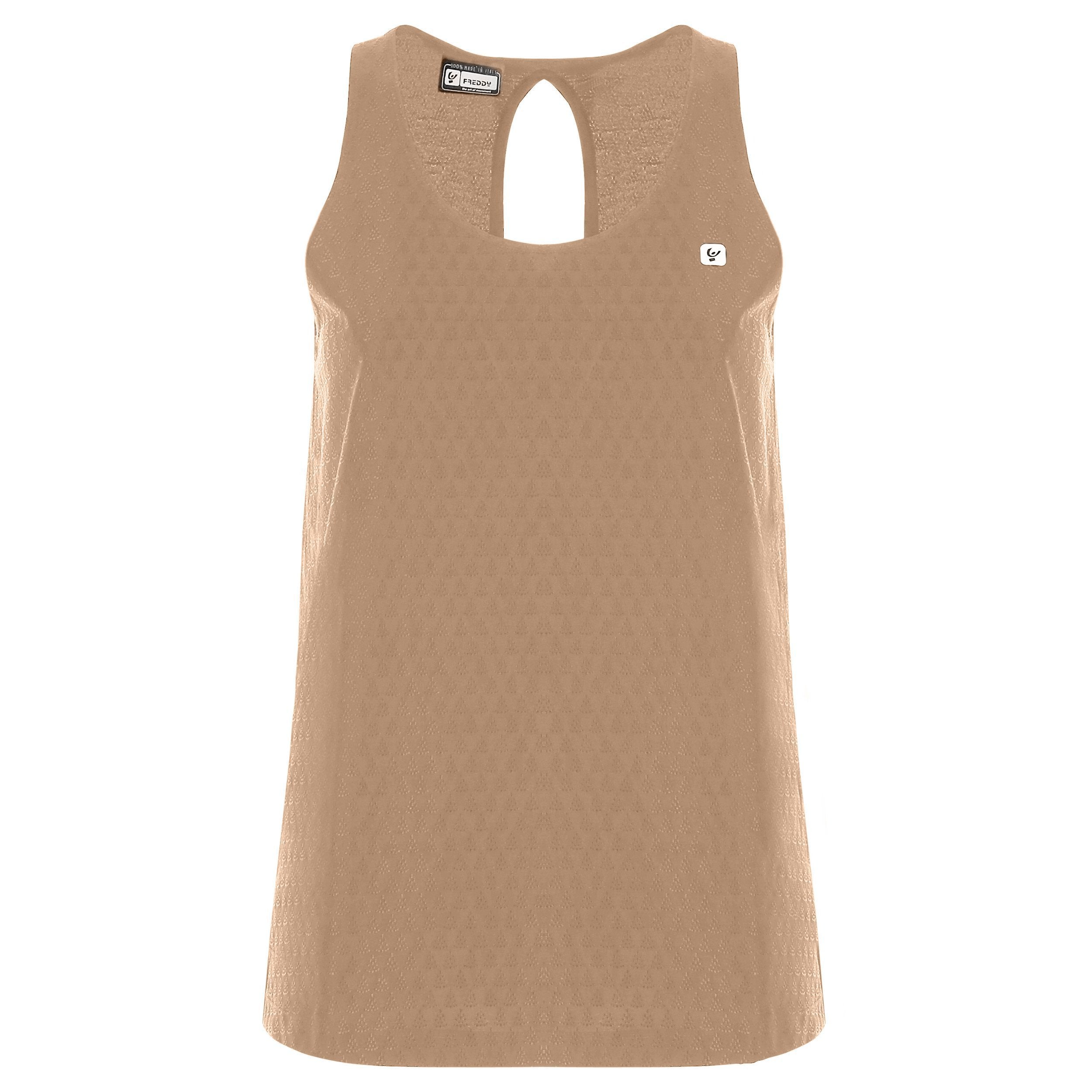 MII Jersey Tank - Beige Sequence